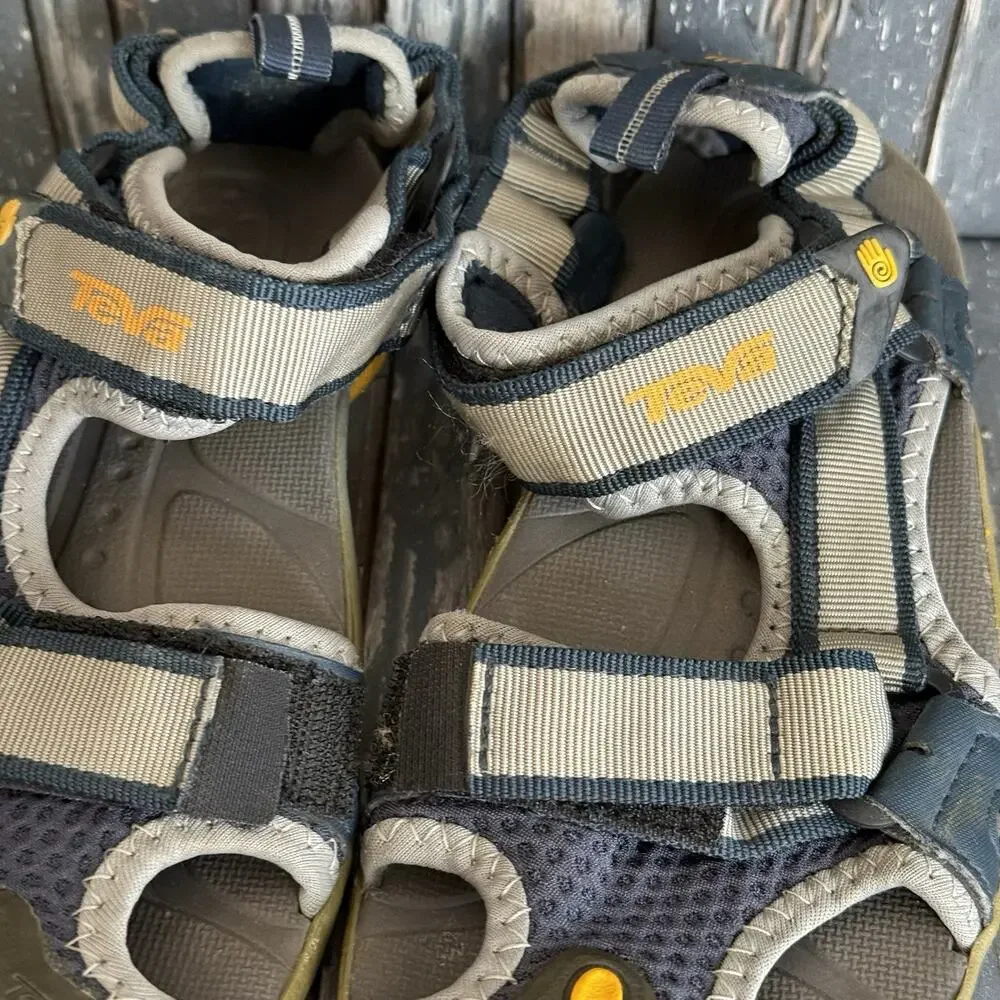 Teva Hiking Sandals Sports Water Blue 6205 Boys Size 2 - Picture 4 of 8
